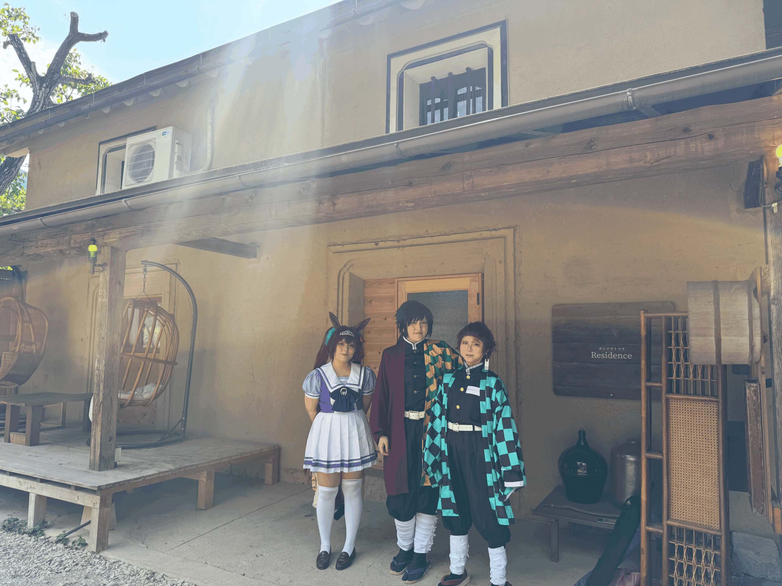 NagaCosの古民家宿でコスプレ撮影を楽しむ宿泊者